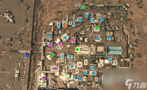 《星空》阿基拉城地图设施点位全览指南