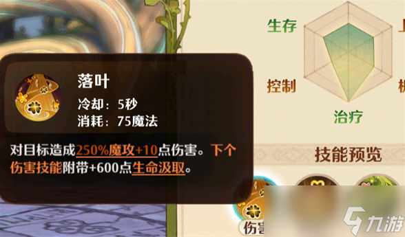 《森之国度》灵医技能是什么