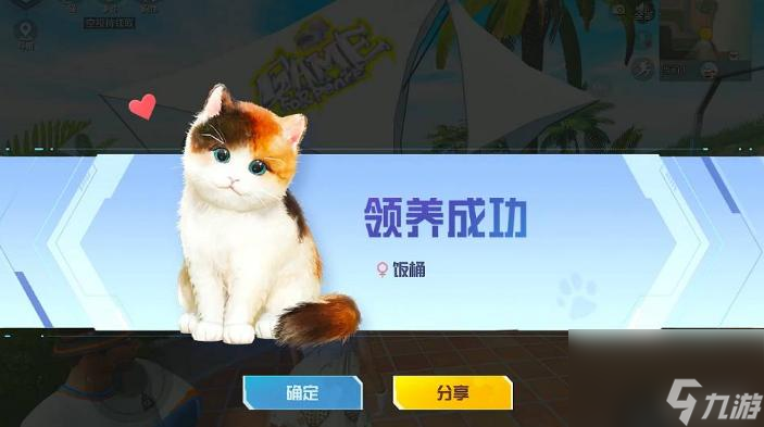 和平精英在哪领养猫？