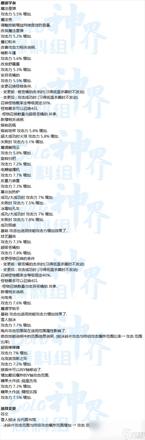 DNF神界版本魔道职业平衡介绍