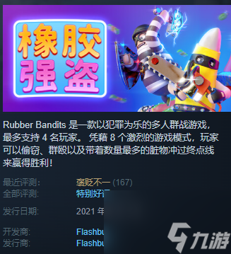 《橡胶强盗》steam英文名介绍