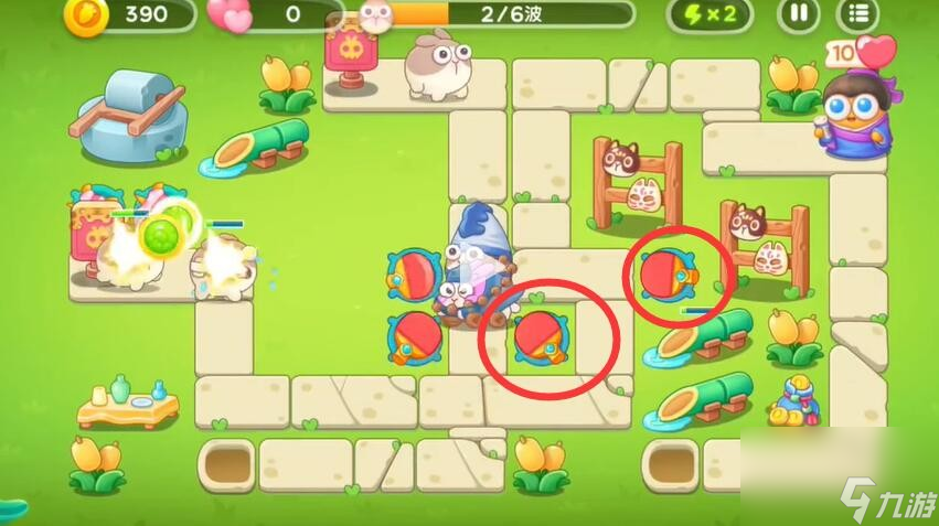 保卫萝卜4七夕鹊桥会关卡4怎么过