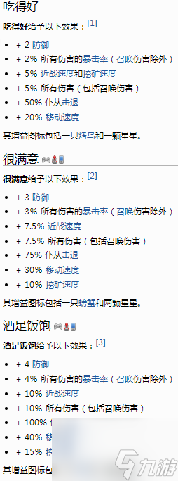 泰拉瑞亞2022最好的食物排行是什么樣的？[泰拉瑞亞]