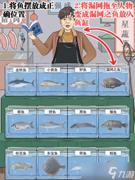 难倒你了启强贩鱼摊通关攻略