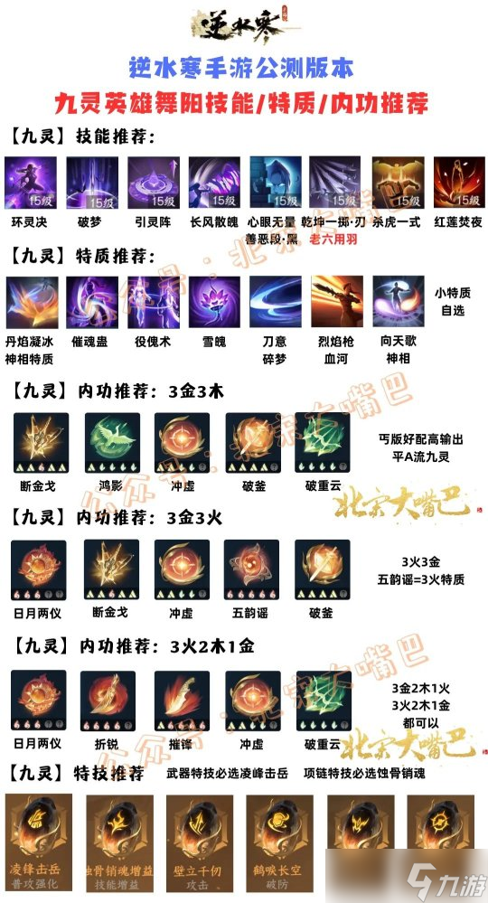 逆水寒手游铁衣攻略 输出铁衣金火破内功推荐
