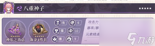 原神八重神子毕业面板一览_八重神子毕业面板是什么