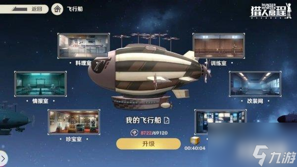 獵人啟程飛行船有幾個房間 分別有什么作用