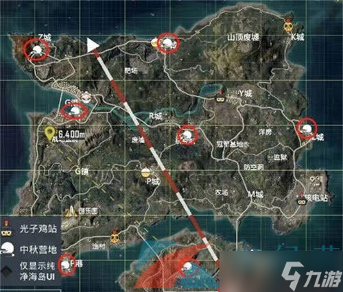 《和平精英》2023年中秋节打卡点位置