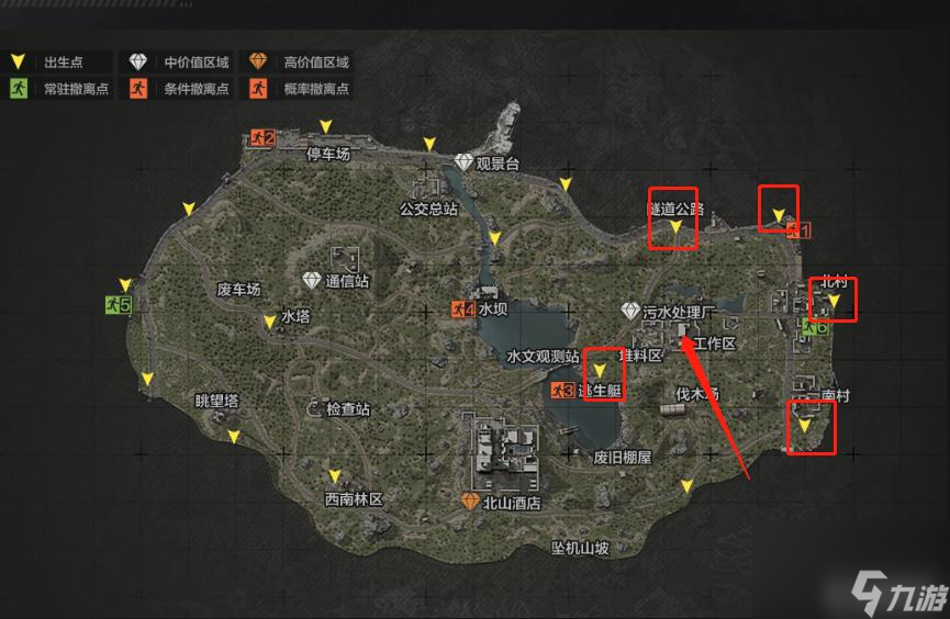 暗区突围怎么北山打狙？