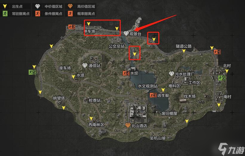 暗区突围怎么北山打狙？