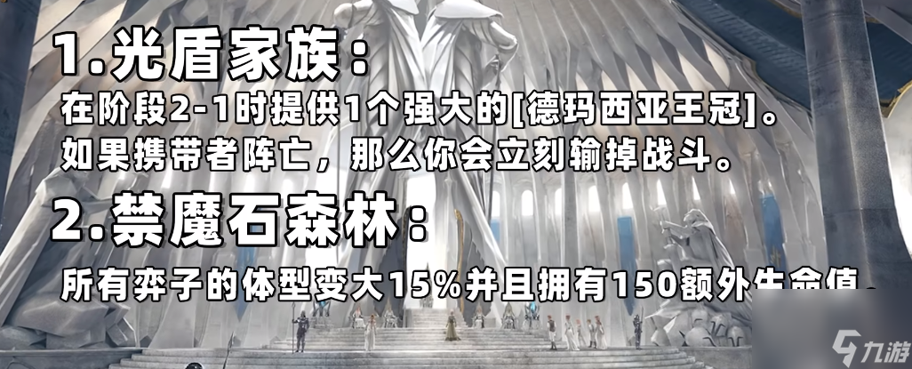 《云顶之弈》s9新机制德玛西亚城邦效果一览