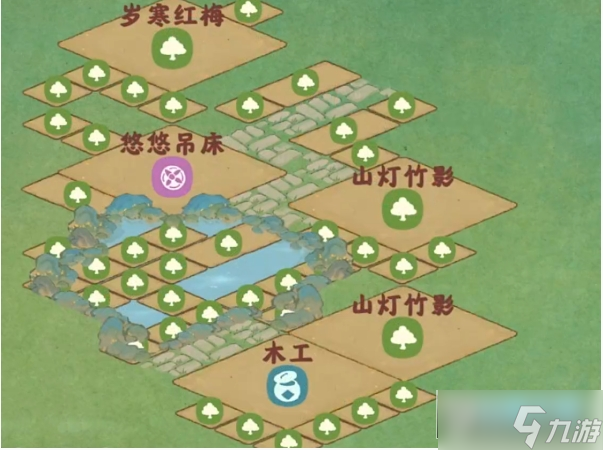 桃源深处有人家初秋怎么布局