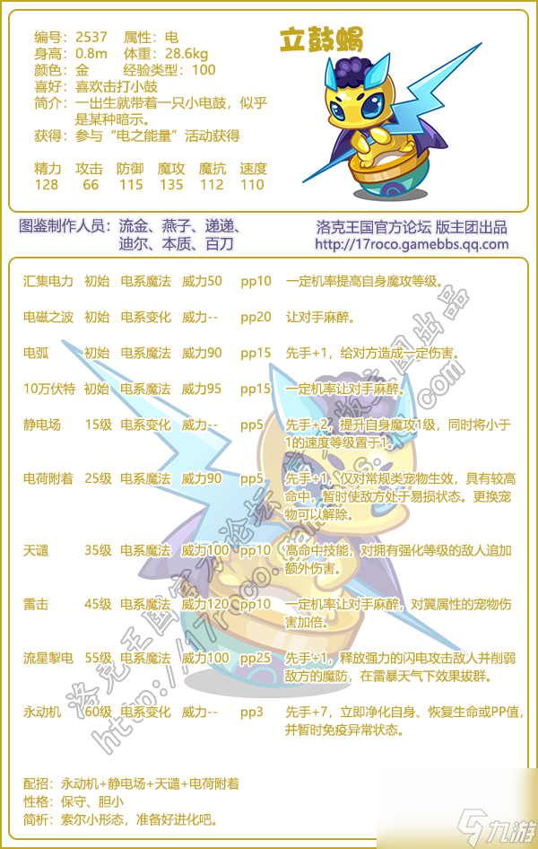 洛克王国立鼓蝎性格什么好-立鼓蝎技能配招推荐