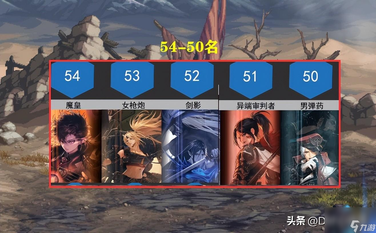 DNF最全职业数据分享（DNF职业排名分享）