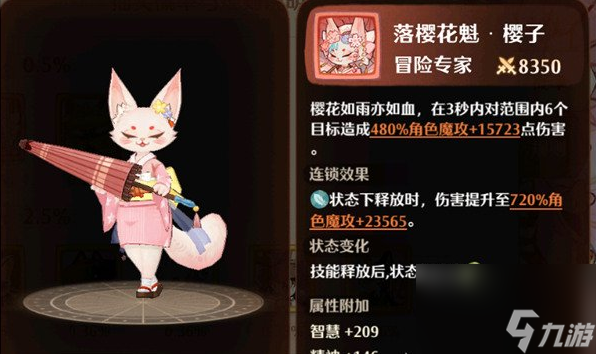 森之國度落櫻花魁技能如何 森之國度落櫻花魁技能詳解