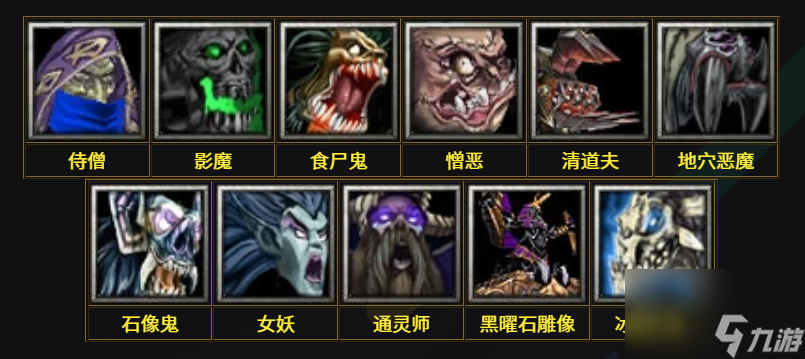 魔獸爭霸3可以操控哪些種族（人族單位都有誰）