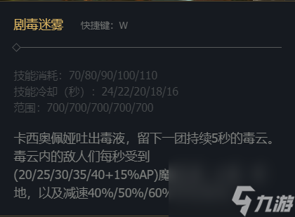 《英雄联盟》魔蛇之拥卡西奥佩娅技能加点推荐