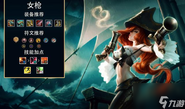 lol女枪技能加点，12.17版本强力英雄推荐