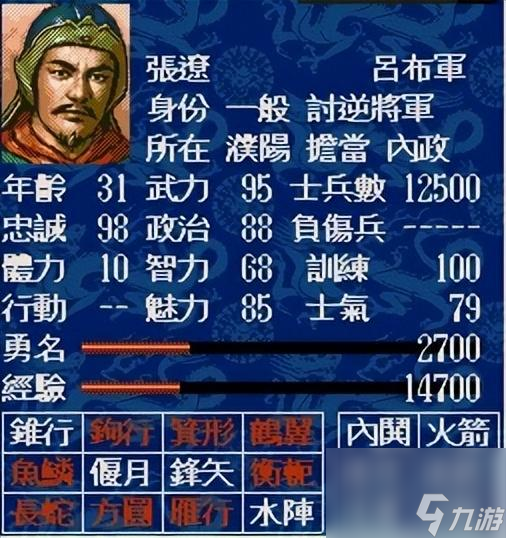 三国志5值得一玩的将领有哪些(游戏最好用的将领top10)