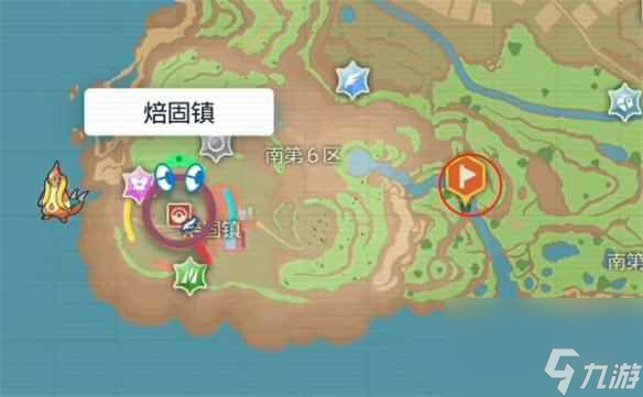 《宝可梦朱紫》古剑豹柱子位置