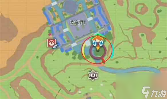 《宝可梦朱紫》古剑豹柱子位置