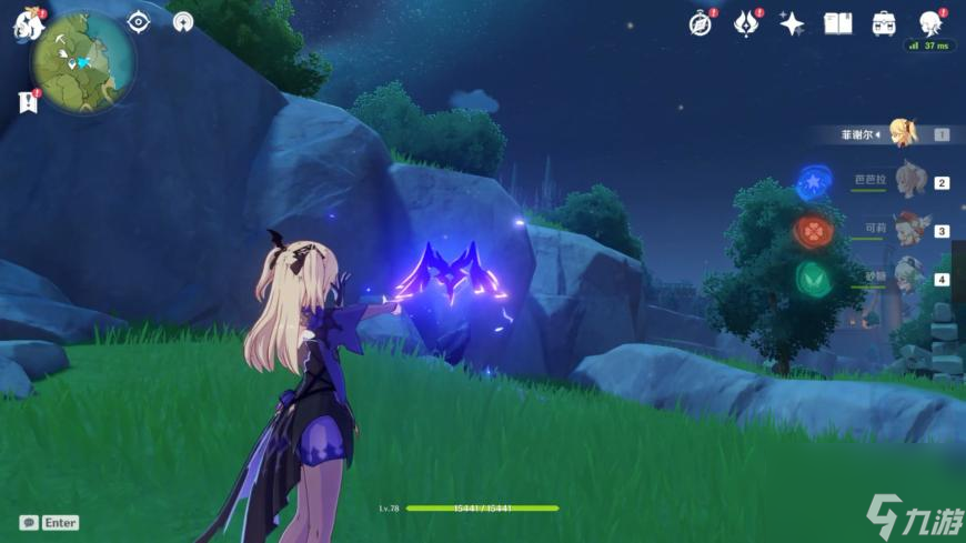 原神菲谢尔噬星魔鸦怎么触发-技能触发站位及范围