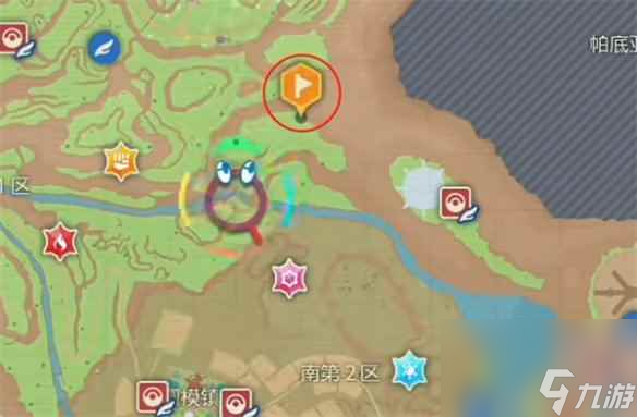 《宝可梦朱紫》古剑豹柱子位置