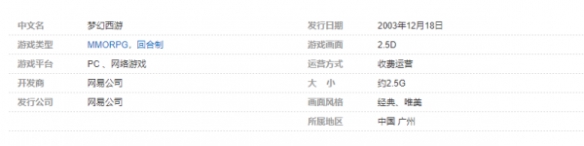 《梦幻西游》上线时间介绍