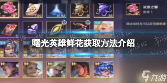 《曙光英雄》鲜花获取方法介绍