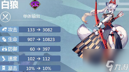 阴阳师白狼人物介绍