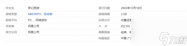 《梦幻西游》上线时间介绍