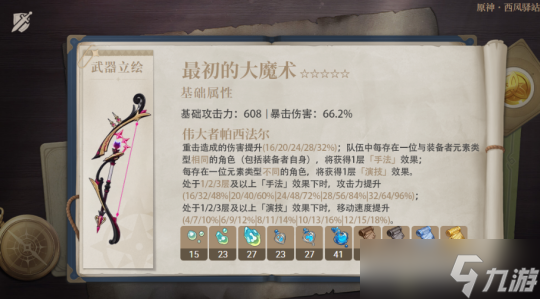 原神武器祈愿分析 |「最初的大魔术」「若水」