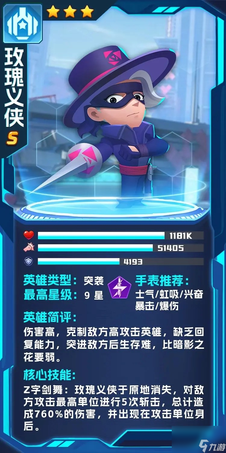 不朽大陆玫瑰义侠怎么样-S级玫瑰义侠英雄介绍