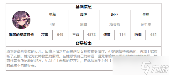 第七史诗月光英雄安洁莉卡介绍