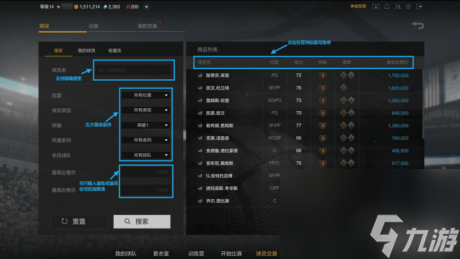 nba2kol2怎么交易nba2kol2交易市场系统玩法介绍