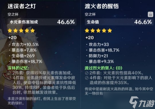 原神夜蘭生命杯和水傷杯應(yīng)該如何抉擇