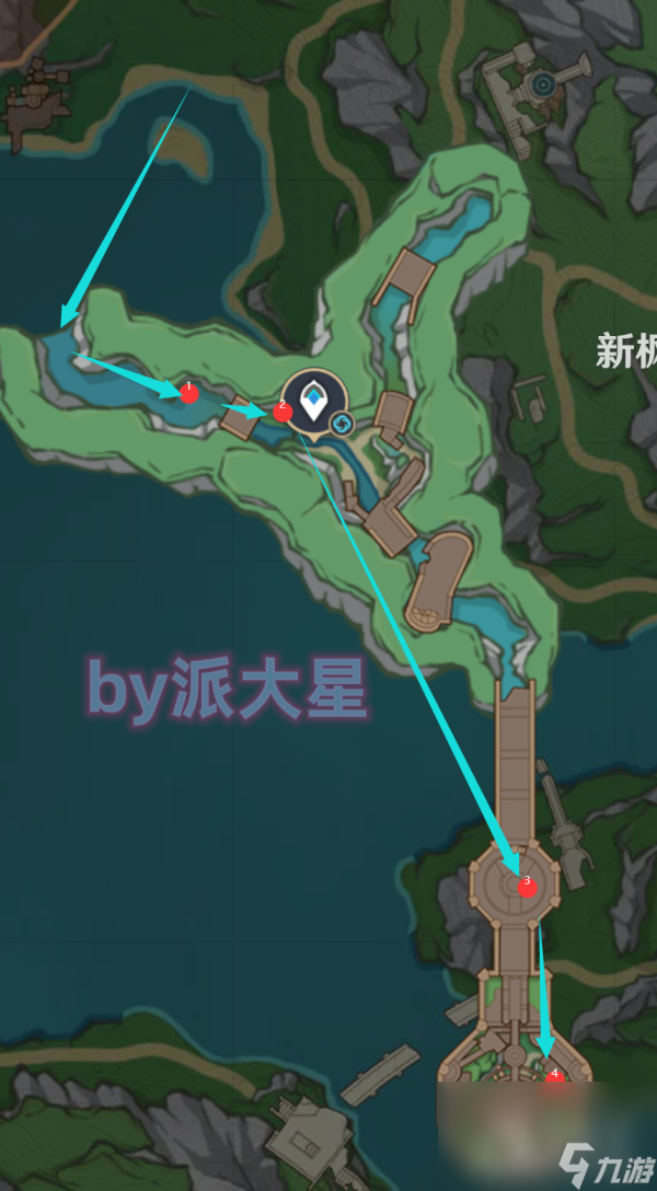 原神4.1水神瞳位置在哪里