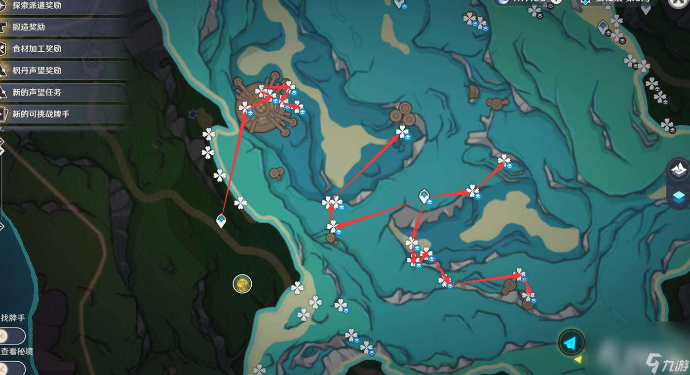 《原神》4.1幽光星星采集位置一览