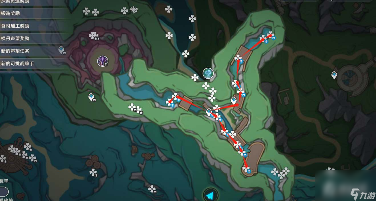 《原神》4.1幽光星星采集位置一览