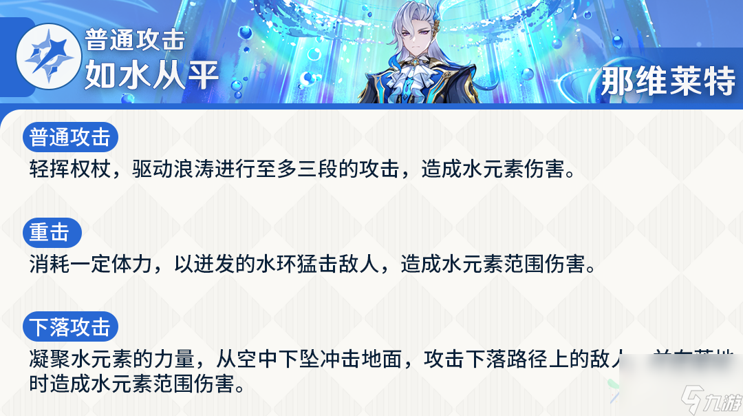 原神那维莱特技能天赋是什么 那维莱特技能天赋介绍