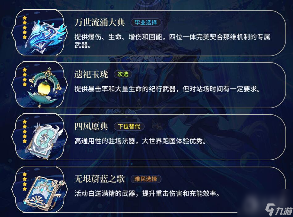 原神那维莱特用什么武器好-原神那维莱特武器攻略