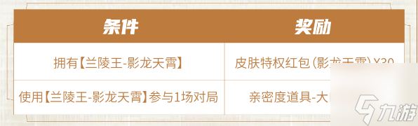 王者荣耀兰陵王影龙天霄怎么获得 兰陵王影龙天霄皮肤免费获取方法