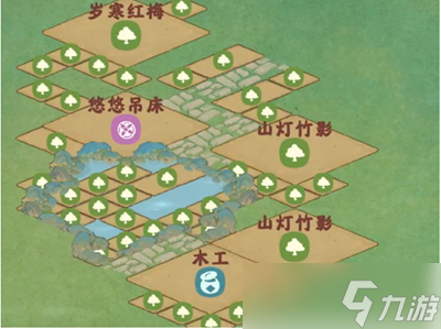 桃源深处有人家初秋怎么布局