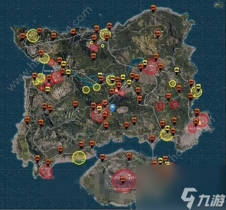 绝地求生刺激战场车在哪 全地图刷车点坐标汇总[多图]