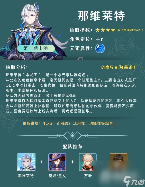 《原神》4.1版本卡池抽取建议