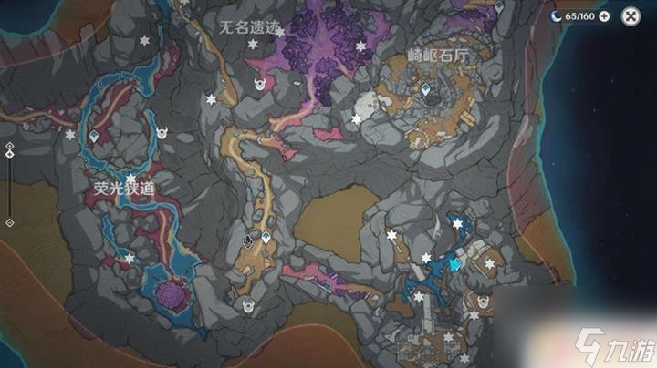 原神层岩隐藏树洞 《原神》层岩巨渊发光树枝位置图文教程