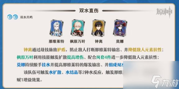 原神那维莱特配队推荐