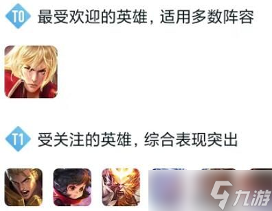 王者荣耀S29打野英雄强度排行是什么 王者荣耀S29打野英雄强度排行介绍