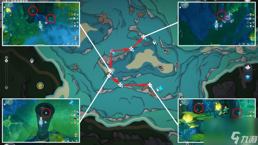 原神幽光星星收集路线大全 幽光星星收集位置汇总