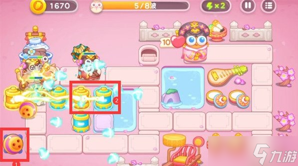 保卫萝卜4秋妃传第二关怎么过